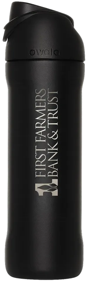 Owala with the First Farmers Bank & Trust logo